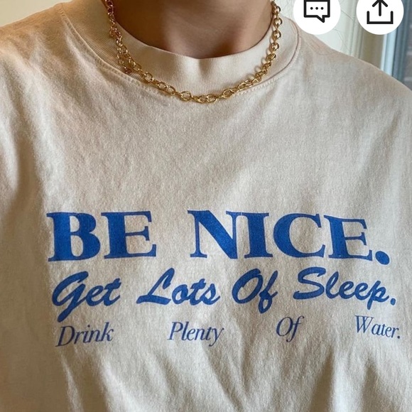 NWT Be Nice Oversized T-Shirt/Dress (Natural/Ivory) - Picture 3 of 13